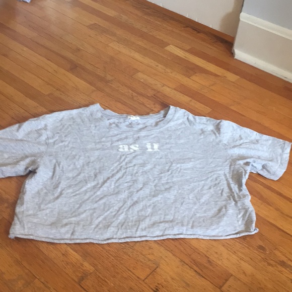 Grey cropped top - Picture 1 of 1